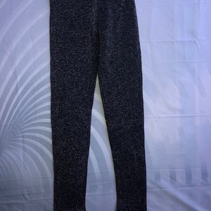 Zara Knit Glitter Flare Pants